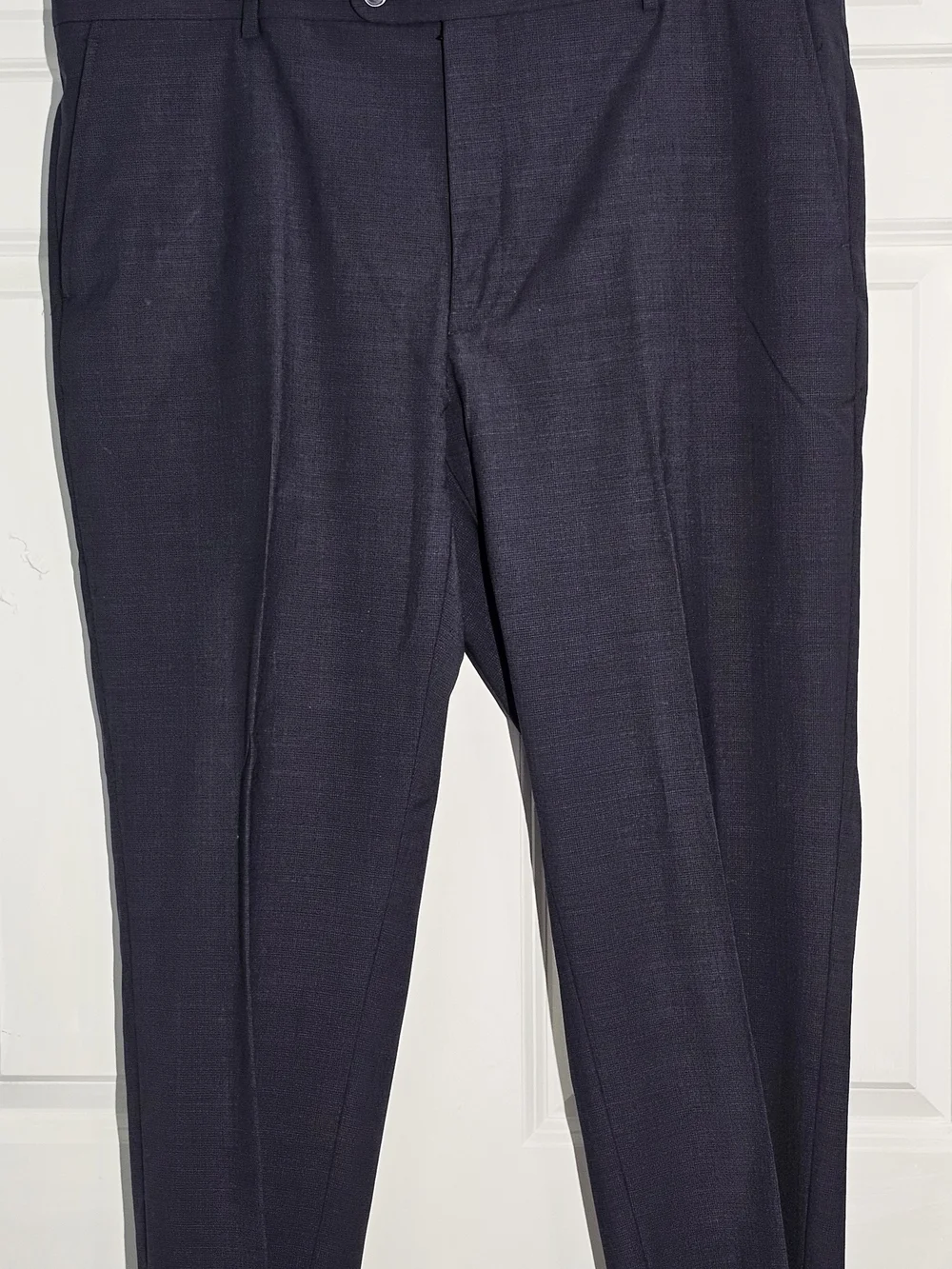 Joseph Abboud Suit Men 46L Gray 2B Super 120 Wool Career JOE 40X30 Pants Luxury